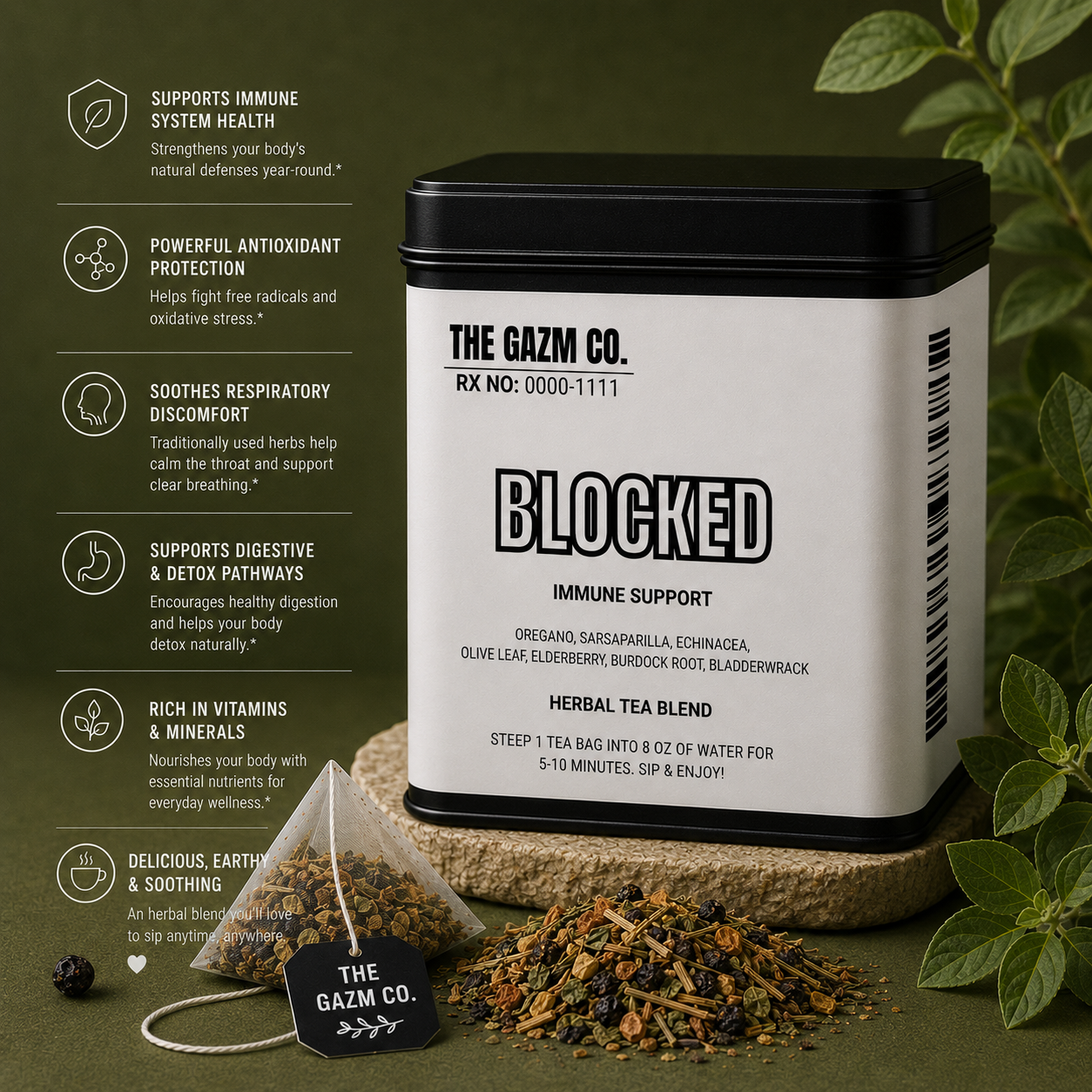 "BLOCKED" Immune Support