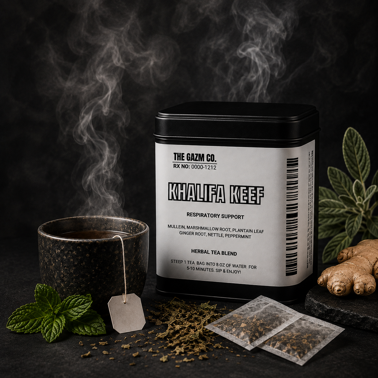 "KHALIFA KEEF" Respiratory Support Tea